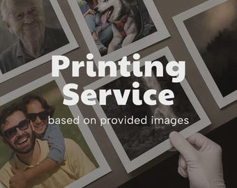 Custom Printing Service, Mailed Prints, Print and Ship, Photo Printing, Poster Print, Canvas Print, High Quality Physical Prints
