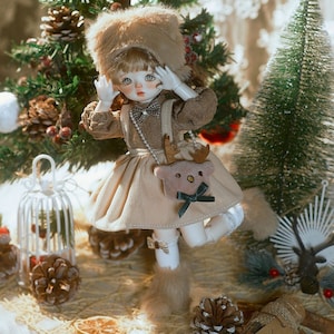 YOSD doll 1/6 doll clothes set-30CM BJD clothing Suit full set-Bjd Outifts for Littlefee-Doll Accessories-Fashing Doll outfits