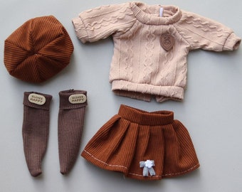 YOSD doll 1/6 doll clothes set-30CM BJD clothing Suit full set-Bjd Outifts for Littlefee-Doll Accessories-Fashing Doll outfits