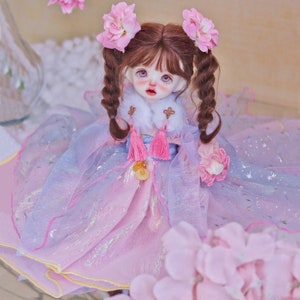 YOSD doll 1/6 doll clothes set-BJD clothing Suit-Bjd Outifts for Littlefee-Doll Accessories-5PCS doll clothing suit