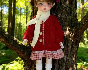 YOSD doll 1/6 doll clothes set-Clown 30CM BJD clothing Suit full set-Bjd Outifts for Littlefee-Doll Accessories-Fashing Doll outfits