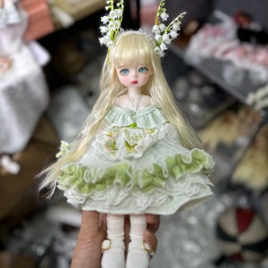 Full set-YOSD doll 1/6(30cm) doll with clothing suit-YOSD doll clothes set-BJD clothing Suit-Bjd Outifts for Littlefee-doll with makeup