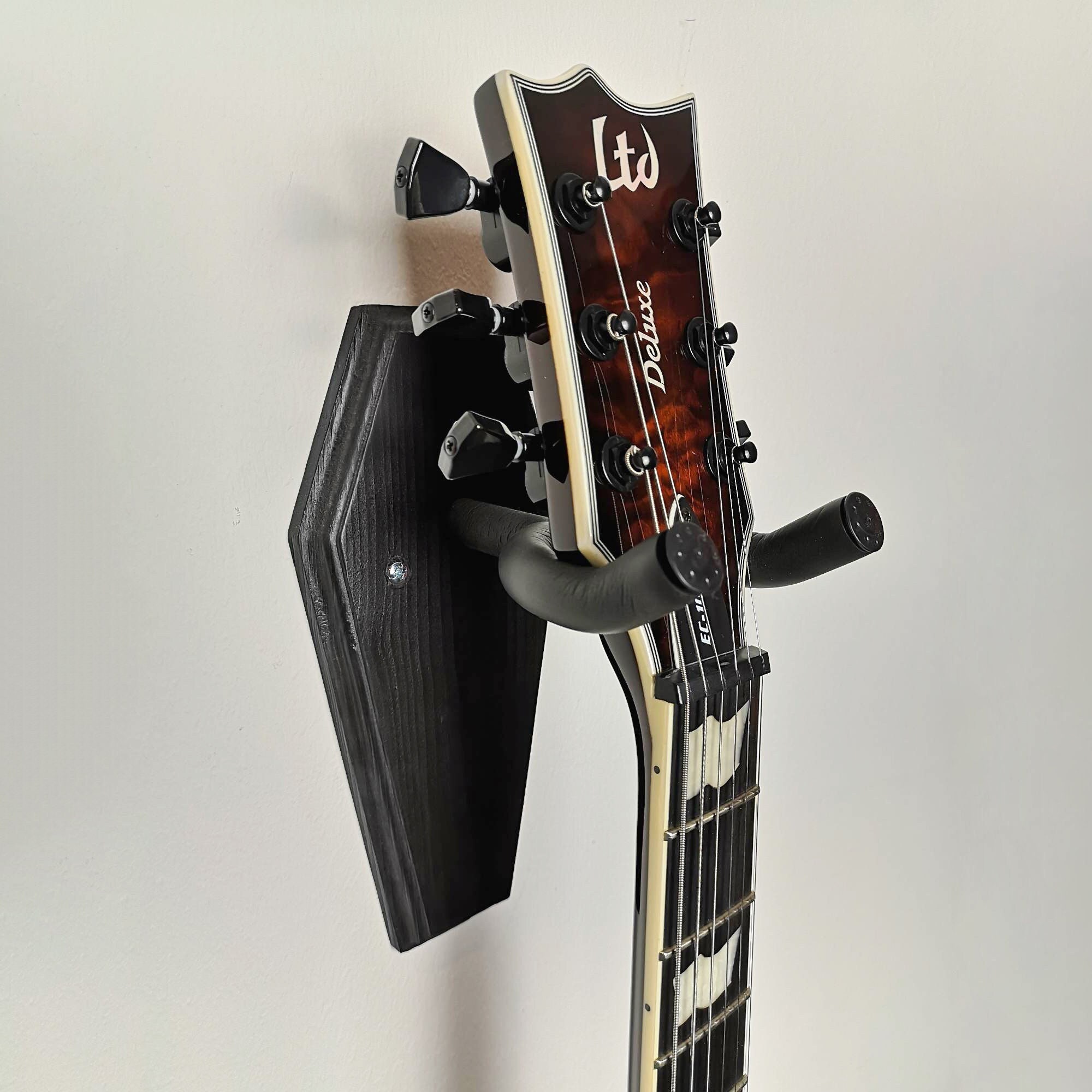 Guitar and Bass Wall Mount Coffin Guitar Stand Black Guitar Stand