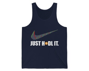 Copy of Just Hodle it. HODL in Style: Premium Jersey Tank for Crypto Enthusiasts - Limited Edition