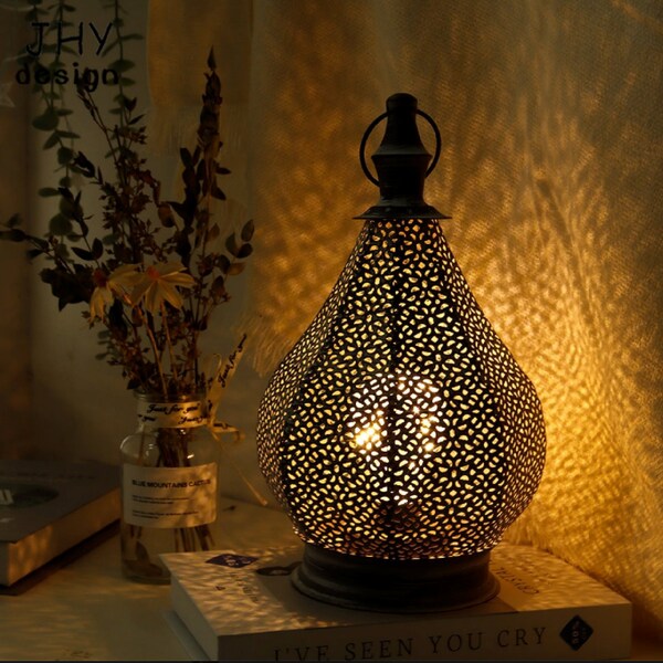 Moroccan Table Lamp Etsy