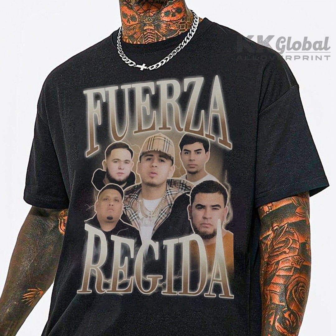 Fuerza Regida Merch Shirt Fuerza Regida Music Concert Shirt Etsy