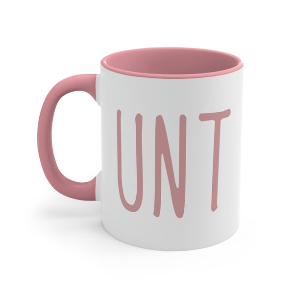 UNT mug (5 colors options). OCK mug pairing in shop. Funny mugs, Great gift for that special person .: Accent Coffee Mug