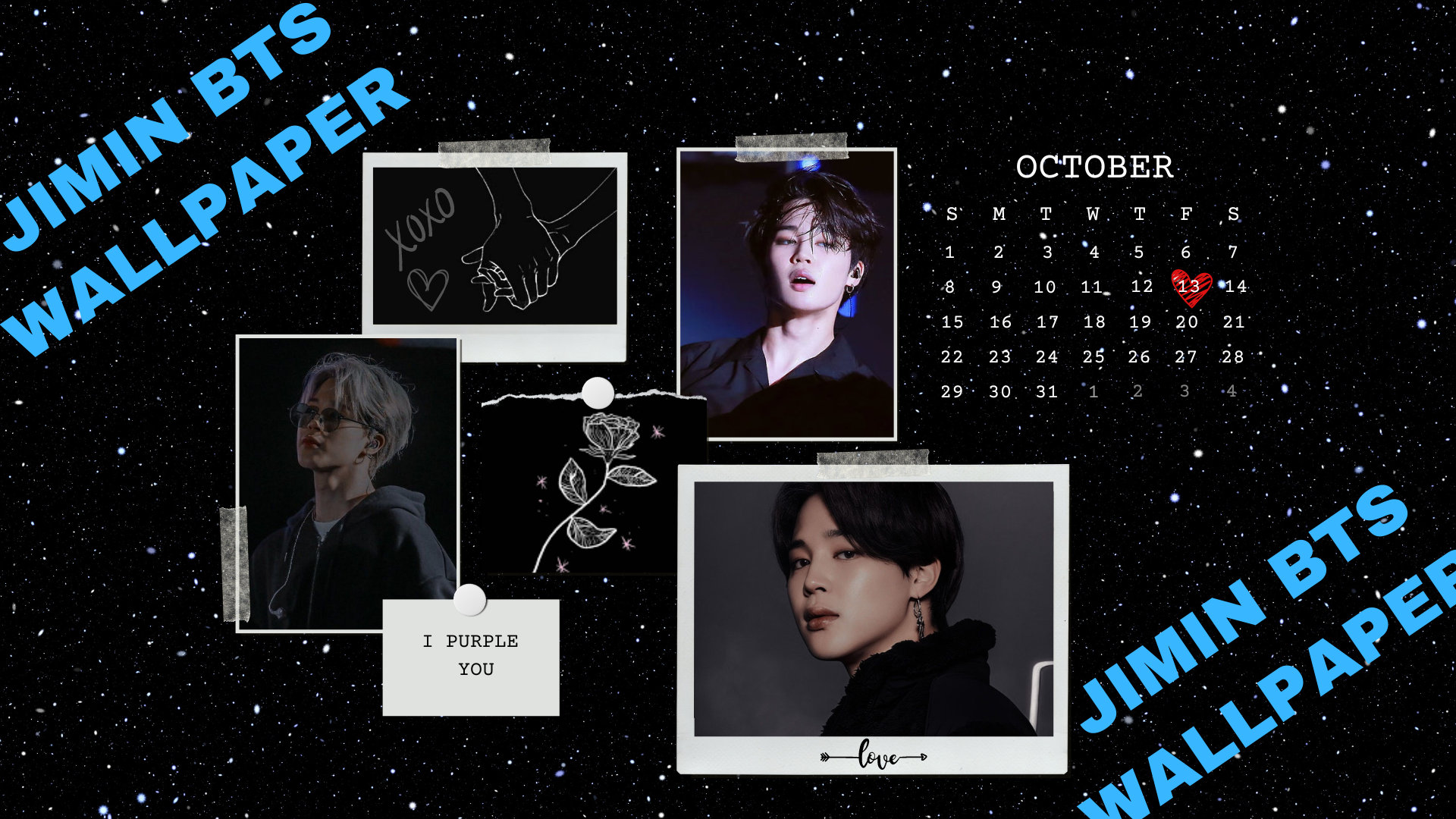 JIMIN BTS Desktop Wallpaper - Etsy