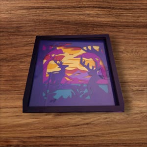 Deer Shadow Box