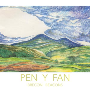 Brecon Beacons Print Pen y Fan Print - made to order