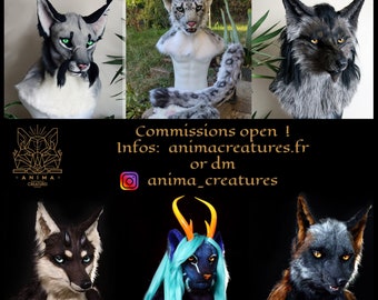 Realistic fursuit Mini Partial commissions fursuits