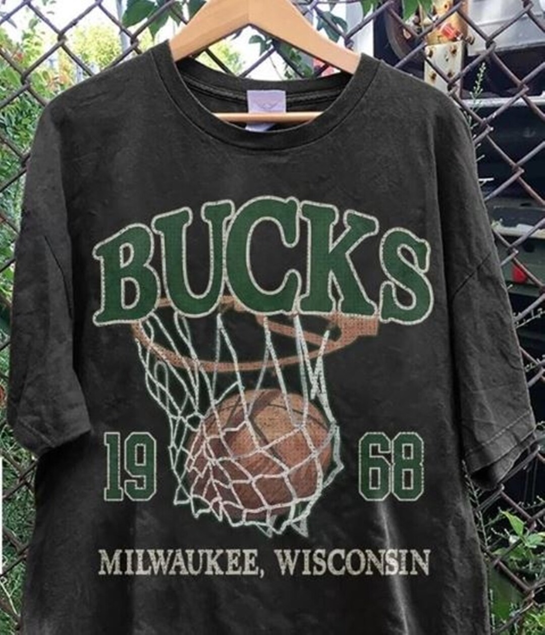 Milwaukee Basketball Vintage Shirt Milwaukee 90s Bucks Etsy UK