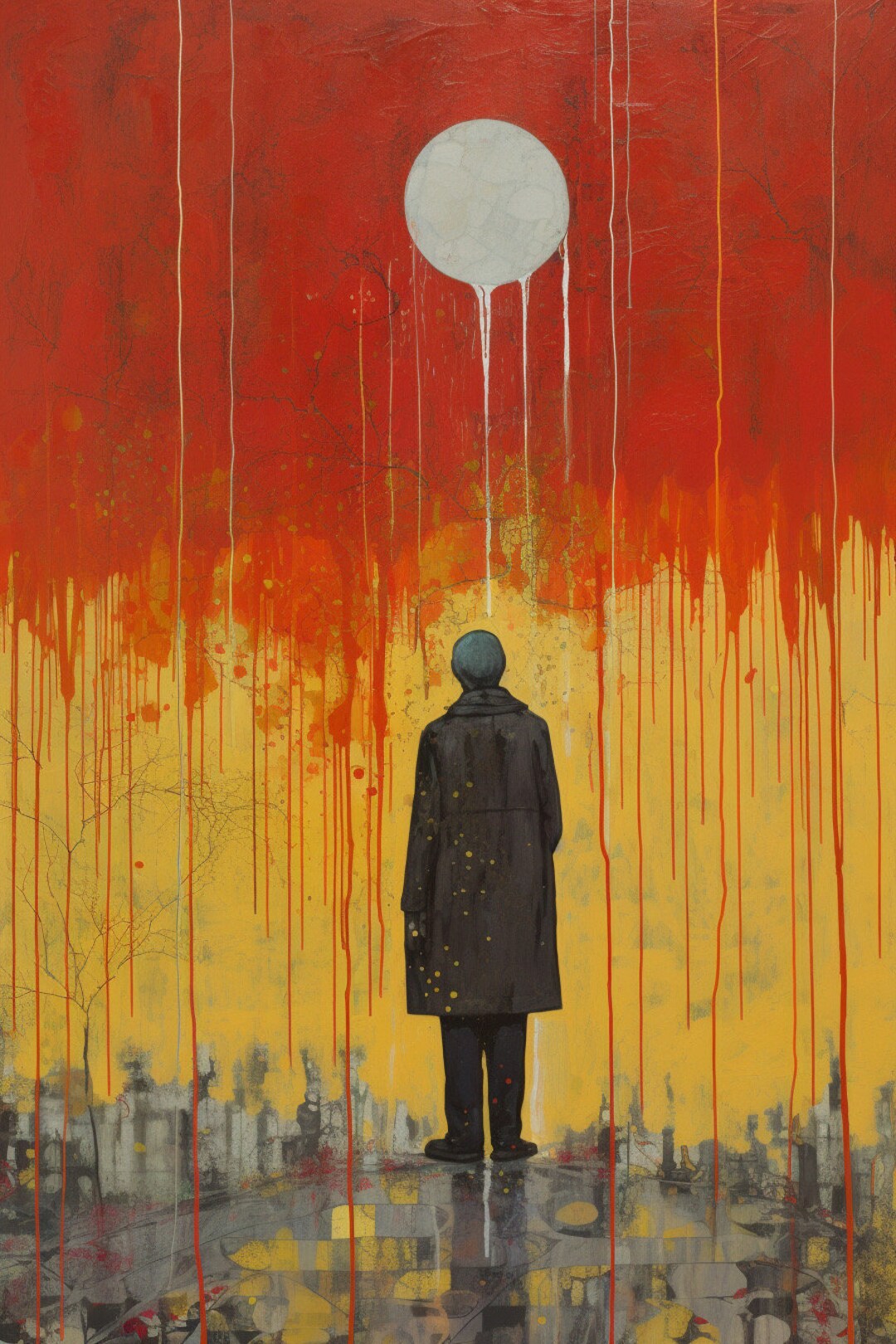 Impressionistic Landscape Peter Doig-inspired Original Painting