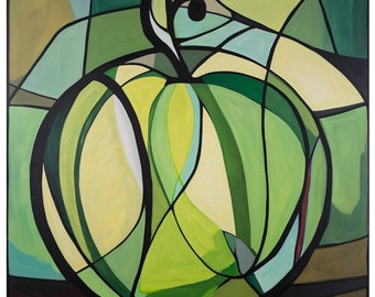 Picasso Geometric Fruit, ISO Digital Print, Art | Custom Canvas Curators