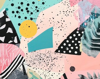 Abstrakte Leinwandkunst im Matisse-Stil: kräftige Farben, einzigartige Formen