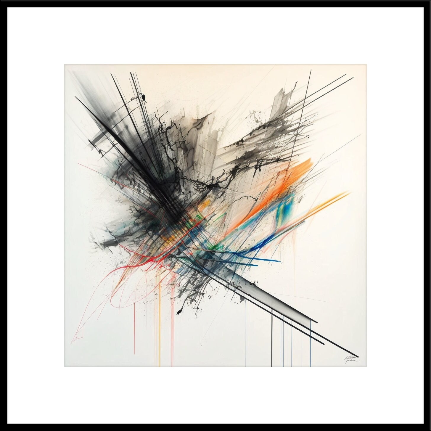 Julie Mehretu #1 ISO, Original Art, Canvas or Digital Print, Custom Artwork | Custom Canvas Curators