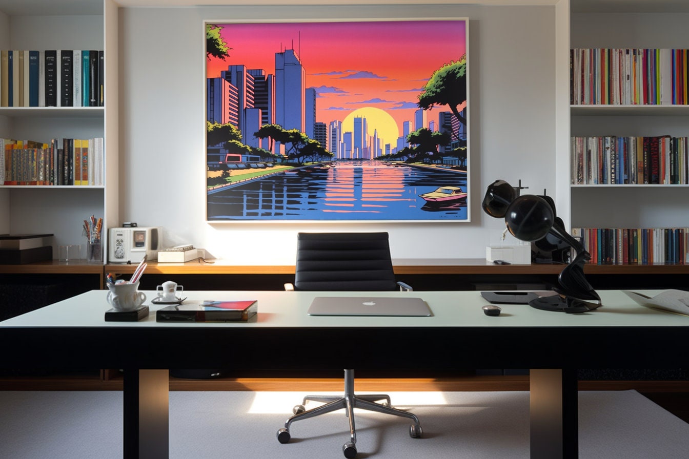 Hiroshi Nagai Style Canvas Print | 