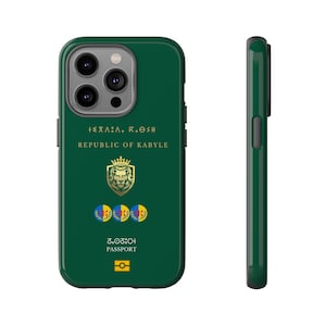 Kabyle Passport Phone Case, Phone Case for Kabyle, Amazigh Phone Case
