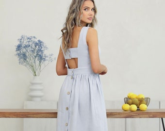 Grey Midi Linen Dress, Tie Belt Linen Dress, Light Grey Linen Summer Dress, Grey Bridesmaid Linen Dress - Etsy UK Grey Midi Linen Dress, Tie Belt Linen Dress, Light Grey Linen Summer Dress, Grey Bridesmaid Linen Dress - Etsy UK