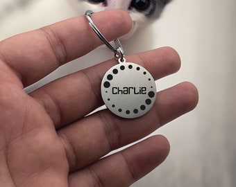 cat id tag,cat name tag,cat tag,custom dog tag,dog charm,dog collar tag,dog id tag,dog tag,engraved dog tag,id tag for dog,personalise Cat