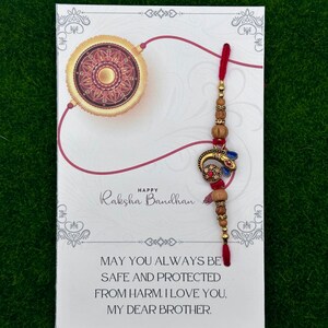 Ganesha Rakhi , Rakhri, rakhi, lotus rakhi, moti rakhi,bhaiya rakhi card, rakhi set, ideas for rakhi, rakhi combo, customizable rakhi combo