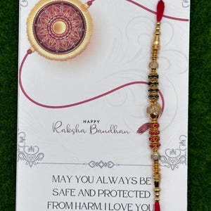 Golden Rakhi, Rakhri, rakhi, lotus rakhi, moti rakhi,bhaiya rakhi card, rakhi set, ideas for rakhi, rakhi combo, customizable rakhi combo