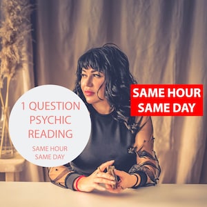Same Hour Psychic Medium Reading 1 Question, Psychic Reading Same Day