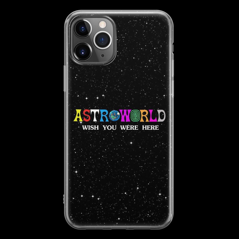 Travis Scott Astroworld Cactus Jack Coque de téléphone Rap Utopia Music iPhone 15 14 13 Pro 12 11 XR Samsung S10 S21 A51 Huawei P20 P30 Lite Ultra 5