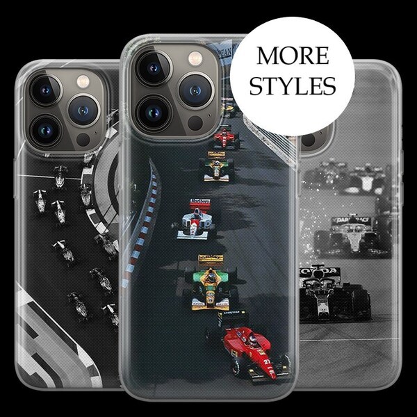 Coque pour téléphone Formula One Merch F1 Driver Apple iPhone 15 14 13 12 11 Pro SE XR XS Max 8 6s Plus Mini cadeau fait main pour lui