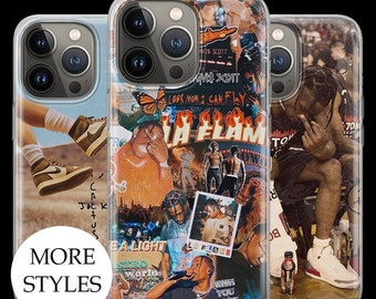 Travis Scott Astroworld Cactus Jack Phone Case Rap Utopia Music iPhone 15 14 13 Pro 12 11 XR Samsung S10 S21 A51 Huawei P20 P30 Lite Ultra