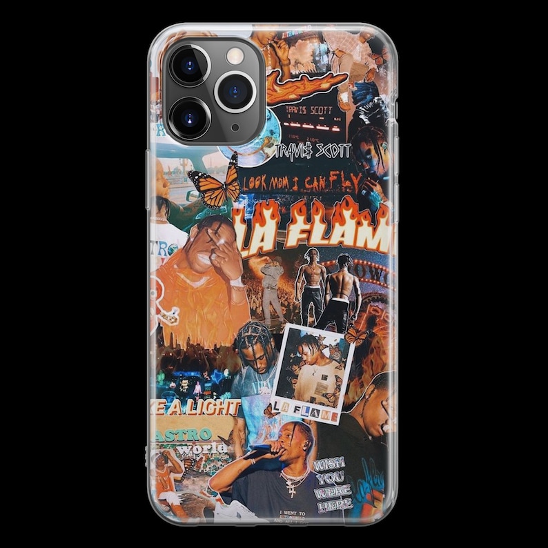 Travis Scott Astroworld Cactus Jack Coque de téléphone Rap Utopia Music iPhone 15 14 13 Pro 12 11 XR Samsung S10 S21 A51 Huawei P20 P30 Lite Ultra 8