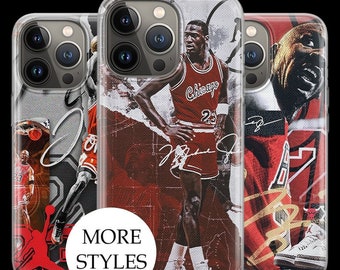 Housse de protection pour iPhone, joueur de basket-ball NBA 23, iPhone 15 13 14 Pro 12 11 XR XS 8+, cadeau fait main pour elle, lui, protection