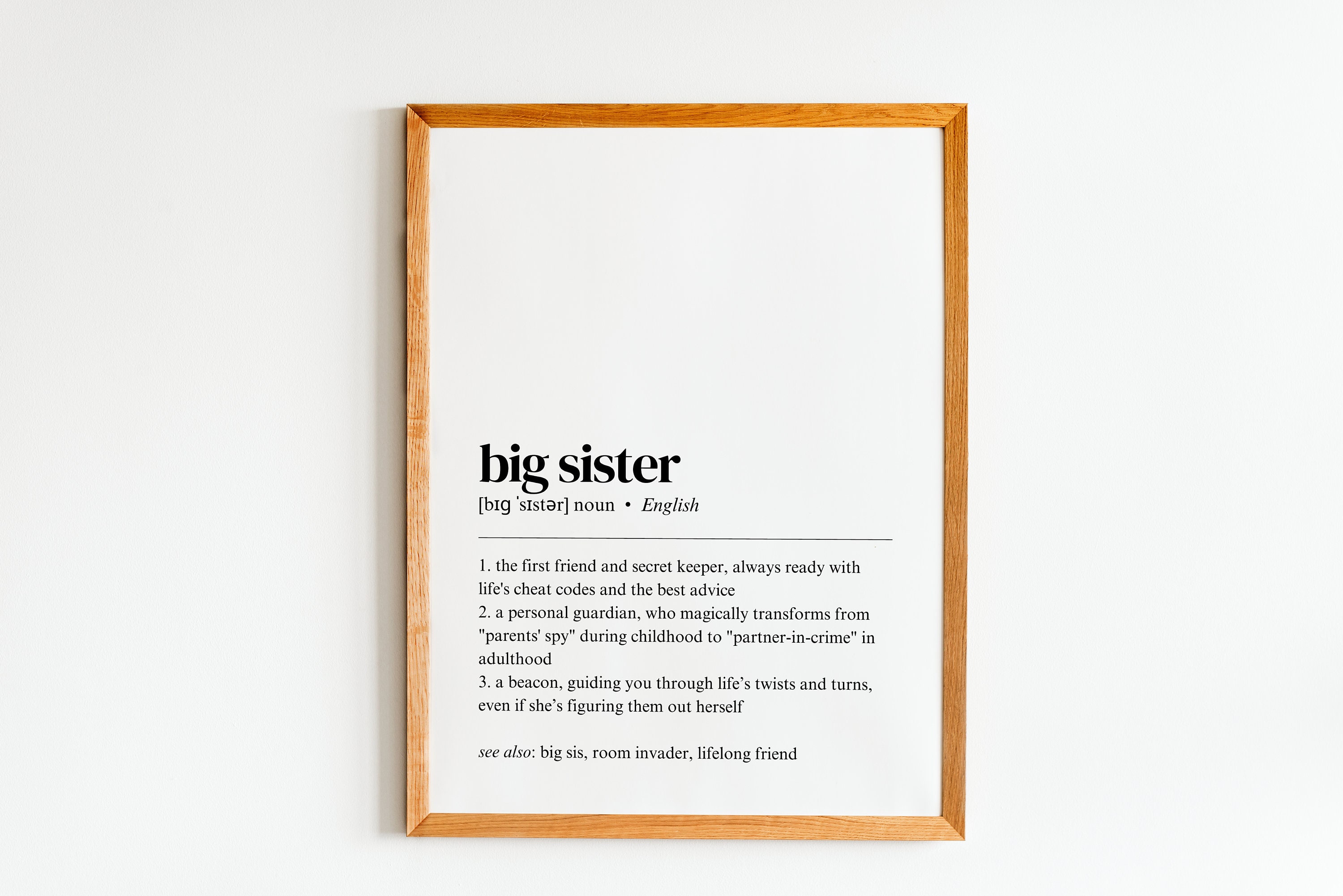 Big Sister Definition Print Gift For Her Big Sister Print Sister big-sister-definition-print-gift-for-her-big-sister-print-sister