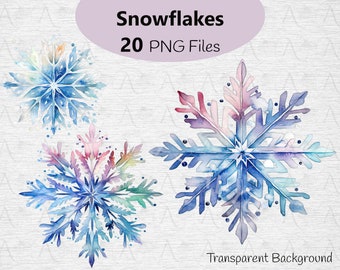 Snowflakes clipart, Christmas snow clipart, Christmas png, Winter Decor png, Scrapbook, Junk Journal, Paper Crafts , Instant Download ,