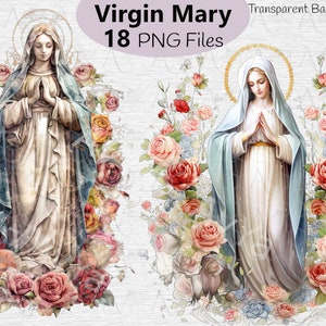 Vierge Marie priant Clipart - Vierge Marie Png, Notre-Dame de Fatima Clipart, Vierge Marie PNG, Nuestra Señora de Guadalupe PNG, Virgen María