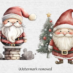 Cute Scandi Santa Claus Clipart Bundle, Satna Claus Clipart, Santa PNG ...
