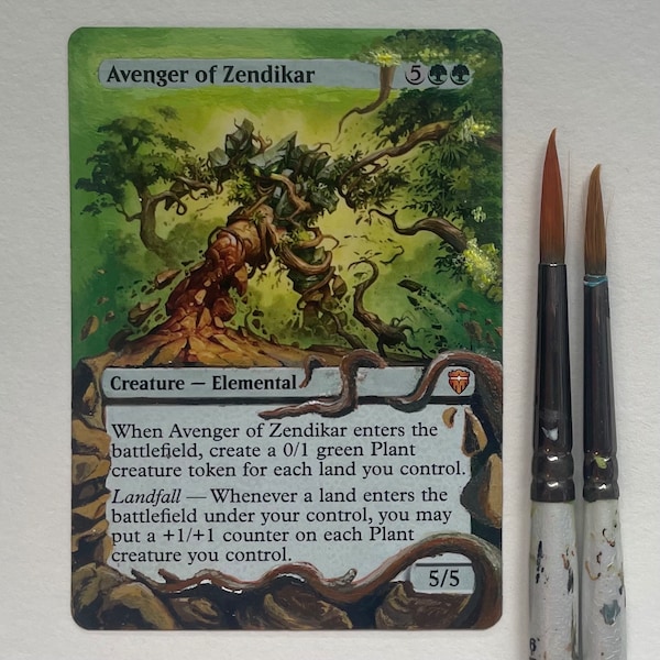 Avenger of Zendikar Full Art MTG Alter