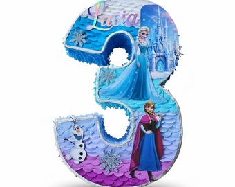 Piñata Set 3 Frozen Personaliseerbaar