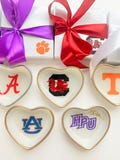 University College Graduation gift ring dish trinket keepsake dorm decor high school grad jewelry personalized acceptance gift Alumni product logo