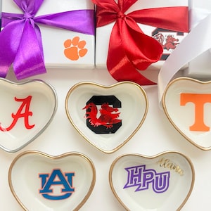 University College Graduation gift ring dish trinket keepsake dorm decor high school grad jewelry personalized acceptance gift Alumni