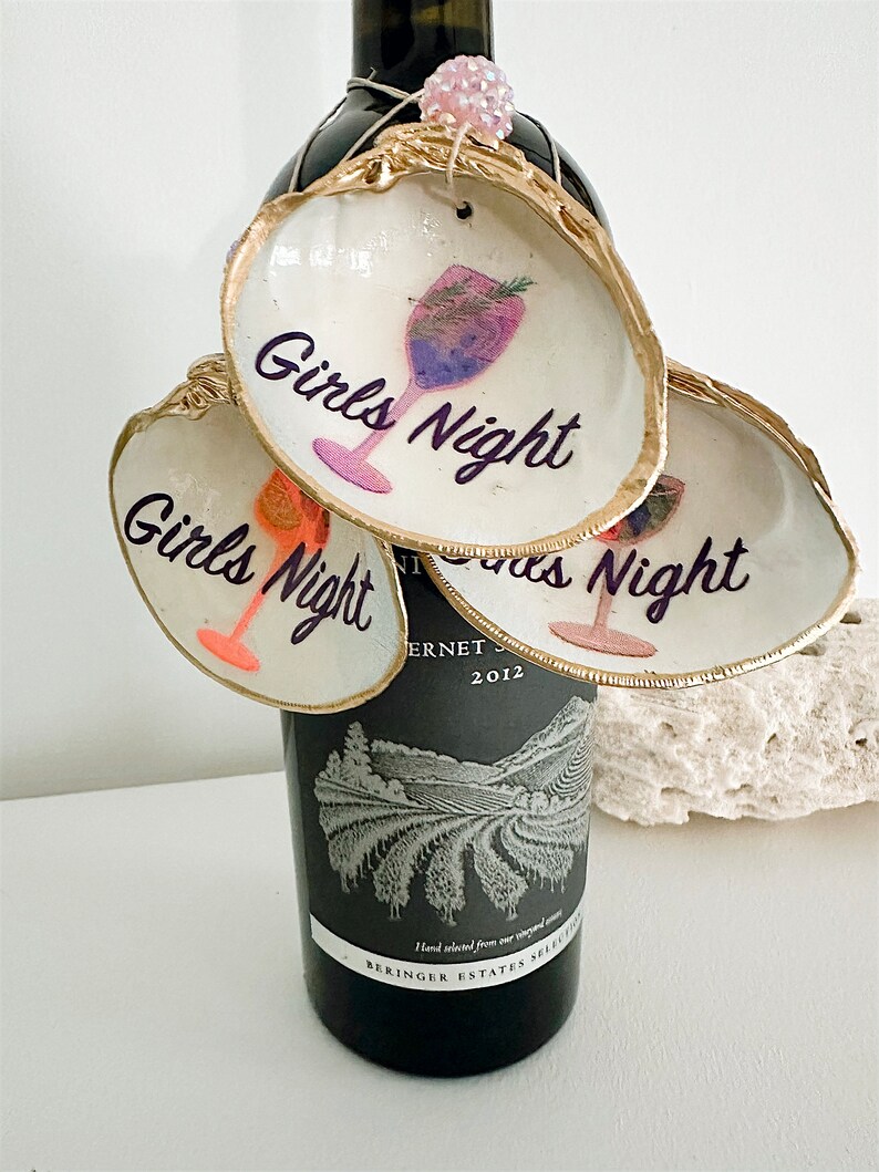 Girls Night Out Gift Trinket Tag Hostess Gift Cocktails GNO Fun Friends ...