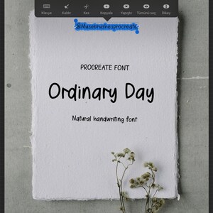 Gewone dag | Handgeschreven lettertypebundel | Lettertypen opnieuw maken | Planner-lettertypen | Digitale notities lettertype | Kanva | Ambachtelijke lettertypen