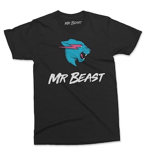 Mr Beast T-Shirt Czarny