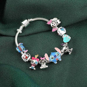 Pulsera estilo Pandora Charm Lilo Niño Niña Perro de segunda mano