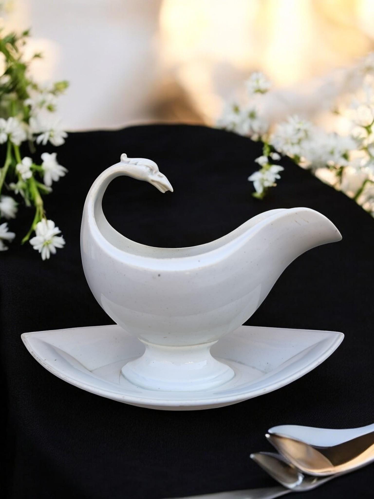 Aクレイユエモントロー ジャンヌダルクのデザートプレート Creil