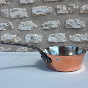 Windsor Gaillard Paris saucepan, 8.66", tin-plated copper and newly polished, 1900