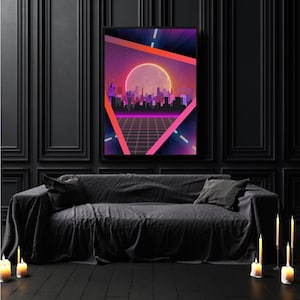 Cyberpunk Poster for Digital Download