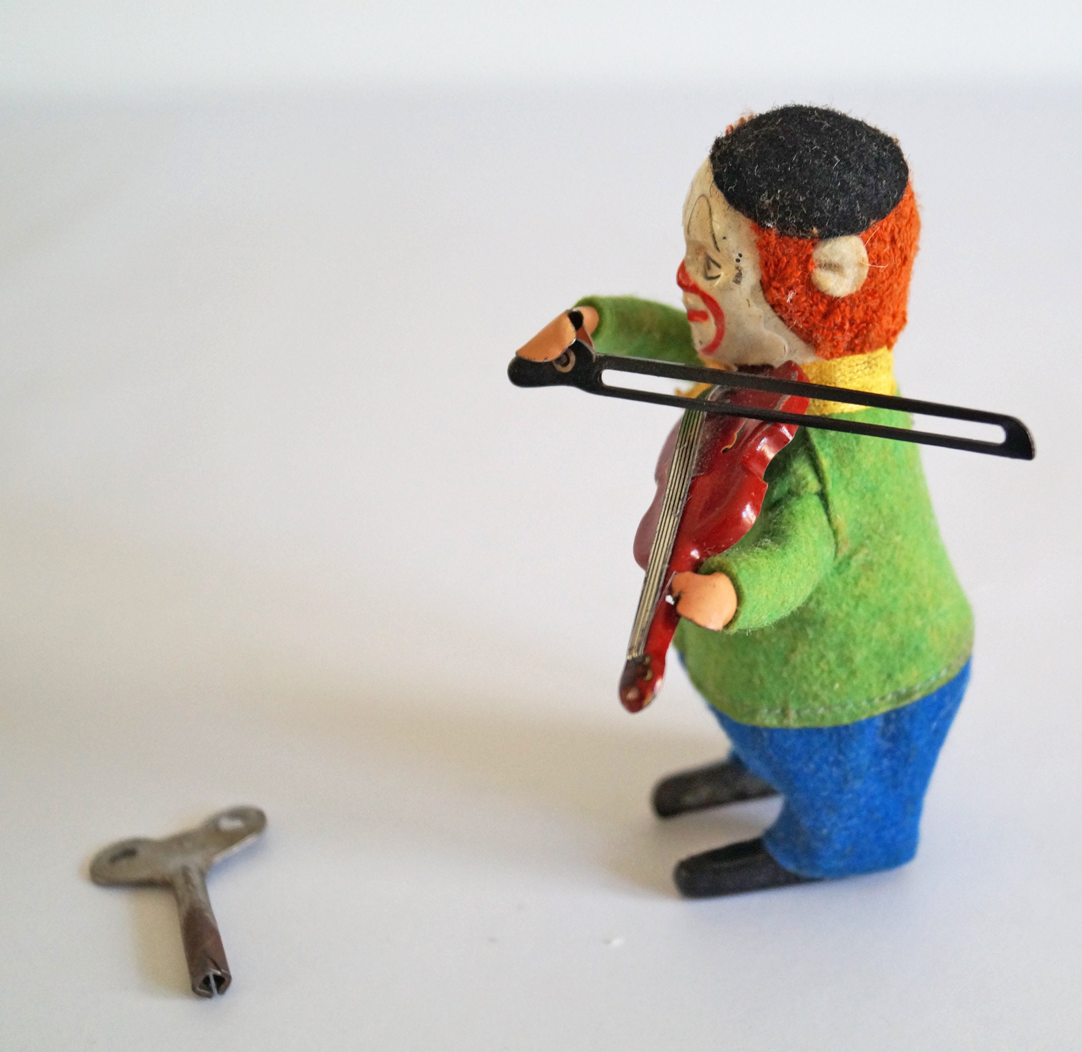 Clown Violoniste Ancien Automate Schuco
