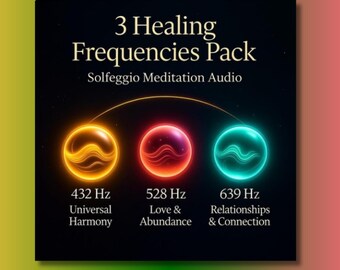 Frequency healing for emotional support, stress and anxiety cleanse, regulation of auras and chakras