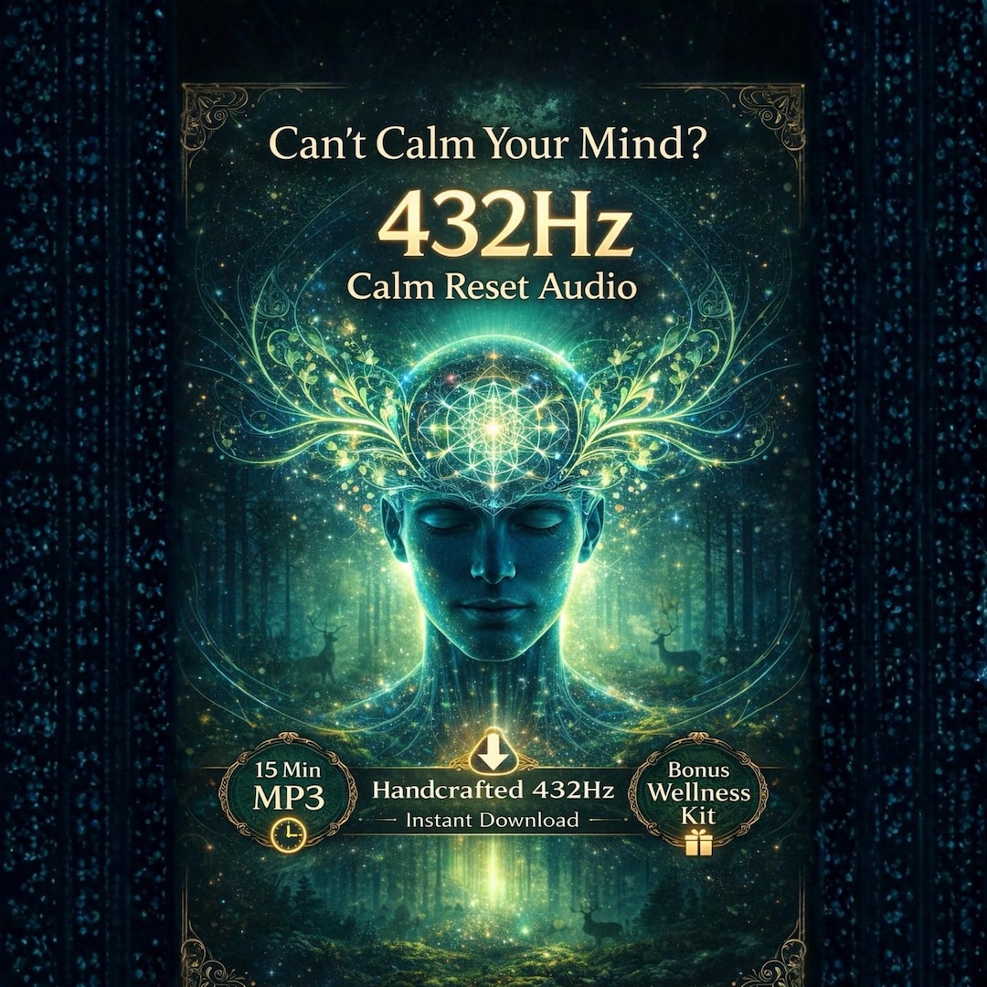 Can't Calm Your Mind? | Handcrafted 432hz Anxiety Reset Audio - Etsy